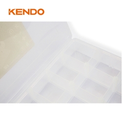 Hộp nhựa đựng vít 18 ngăn có thể tháo rời được kích thước 31 x 20 x 4.5 cm Kendo – 90225