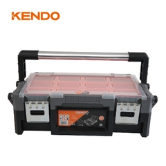 Hộp nhựa đựng dụng cụ nhiều ngăn kích thước 46 × 24 × 14.5cm Kendo – 90271