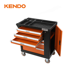 Bộ xe đẩy dụng cụ 6 ngăn kéo 170 chi tiết Kendo - 90345
