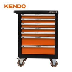 Bộ xe đẩy dụng cụ 7 ngăn kéo 197 chi tiết Kendo - 90342
