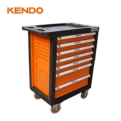 Bộ xe đẩy dụng cụ 7 ngăn kéo 197 chi tiết Kendo - 90342