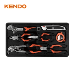 Bộ rương dụng cụ sửa chữa bằng kim loại có 3 ngăn kéo, 86 chi tiết Kendo - 90517
