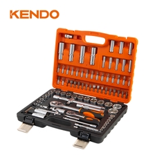 Bộ đầu tuýp kèm cần siết 94 chi tiết 1/4 inch và 1/2 inch Kendo - 90593