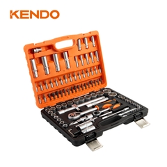 Bộ đầu tuýp kèm cần siết 94 chi tiết 1/4 inch và 1/2 inch Kendo - 90593