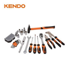 Bộ dụng cụ sửa chữa ô tô, cơ khí 76 chi tiết Kendo - 90704