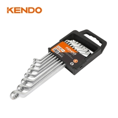 Bộ cờ lê 2 đầu vòng loại sâu bằng thép CrV 8 cái Kendo - 15845