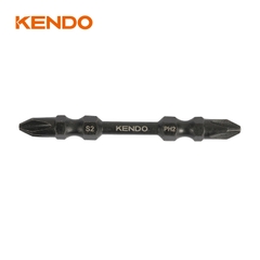 Mũi vít bake 2 đầu chất liệu thép S2 siêu cứng cho máy vặn vít PH2-PH2x65mm Kendo - 25500132