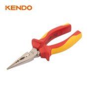 Kìm nhọn cách điện 1000V VDE bằng thép Cr-V Kendo