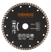 Đá cắt kim cương vành Turbo 180×22.23/20/16mm Kendo - 61215112