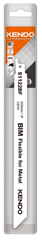 Bộ 2 lưỡi cưa kiếm cắt kim loại S1122BF, 225x19x 0.9-1.8mm/ 14TPI - Bi-metal Kendo - 46301205