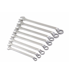 Bộ 8 cái cờ lê 2 đầu vòng loại sâu và miệng bằng thép CrV (8-10-12-13-14-15-17-19mm) Kendo - 15201