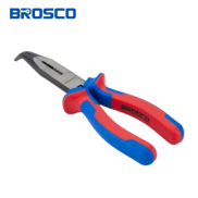 Kìm nhọn mũi cong công nghiệp bằng thép Cr-V Brosco