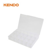 Hộp nhựa đựng vít 18 ngăn có thể tháo rời được kích thước 31 x 20 x 4.5 cm Kendo – 90225