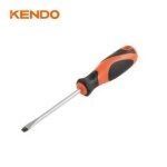 Tua vít dẹp bằng thép Cr-V tay cầm bọc cao su Kendo