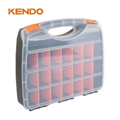 Hộp nhựa đựng đồ nghề 23 ngăn kích thước 38 x 31 x 7 cm Kendo – 90223