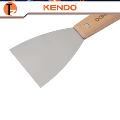 Dao trét bột cán gỗ lưỡi thép không gỉ Kendo (30-150mm)