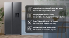 Tủ lạnh Samsung Inverter 578 lít Side By Side RS57DG410EB4SV