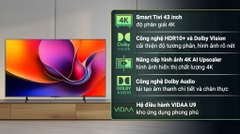 Smart Tivi Hisense 4K 43 inch 43A6Q