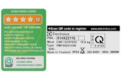 Máy giặt Electrolux UltimateCare 500 Inverter 10 kg EWF1023P5SC