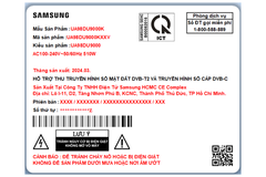 Smart Tivi Samsung 4K Crystal UHD 98 inch UA98DU9000