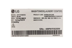 Tháp giặt sấy LG WashTower Inverter giặt 14 kg – sấy 10 kg WT1410NHEG