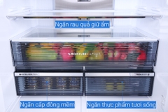 Tủ lạnh Sharp Inverter 525 lít SJ-FXP600VG-BK - Chính hãng