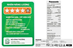 Điều hòa Panasonic Inverter 9000 BTU 1 chiều CU/CS-XU9BKH-8