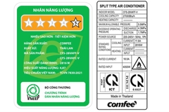 Điều hoà Comfee Inverter 27000btu 3 HP CFS-28VAFF-V