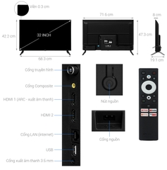Google Tivi Casper 32 inch 32HGK610