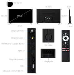 Google Tivi Casper FHD 43 inch 43FGK610