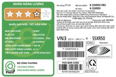 Google Tivi Mini LED Sony AI 4K 55 inch K-55XR50