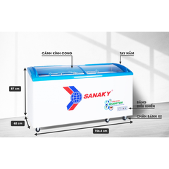 Tủ đông Inverter Sanaky 680 lít VH-6899K3