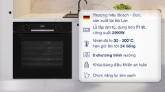 Lò nướng âm 71 lít Bosch HBS534BB0B