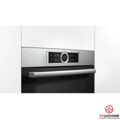 LÒ NƯỚNG ÂM TỦ BOSCH HBG633BS1A SERIE 8 71L MẶT INOX