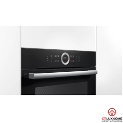 LÒ NƯỚNG ÂM TỦ BOSCH HBG634BB1B SERIE 8 71L HYDROCLEAN