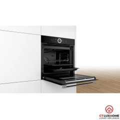 LÒ NƯỚNG ÂM TỦ BOSCH HBG635BB1 SERIE 8 71L ECOCLEAN