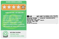 Máy giặt sấy LG AI DD Inverter giặt 11 kg - sấy 7 kg FV1411D4W