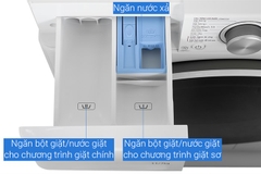 Máy giặt sấy LG AI DD Inverter giặt 11 kg - sấy 7 kg FV1411D4W