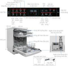Máy rửa chén độc lập Bosch SMS6ECI93E