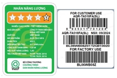 Tủ lạnh Aqua Inverter 455 lít AQR-TA518FA(SL)