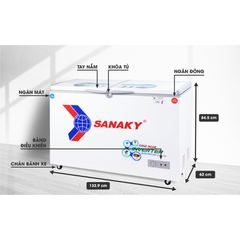Tủ đông Sanaky Inverter 280 lít VH 4099W3