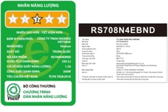 Tủ Lạnh Hisense Inverter 550 lít RS708N4EBND