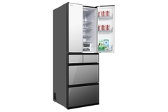 Tủ lạnh Hitachi 6 cửa Inverter 617 lít Multi Door R-HW620RV X