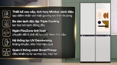 Tủ lạnh Samsung Inverter 636 lít Multi Door Bespoke RF65DB990012SV