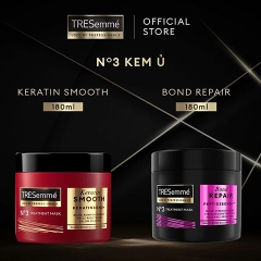 Kem ủ tóc TRESemmé vào nếp mượt mà Keratin Smooth Salon Quality Treatment Mask 180ml