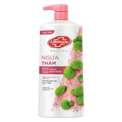 Sữa tắm Lifebuoy Detox muối hồng và rau má 800g