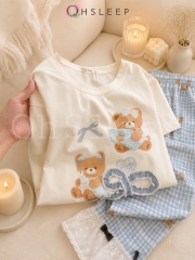 Tnqd cotton gấu Xanh