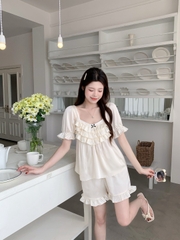 Đùi cổ bèo Kem Hồng