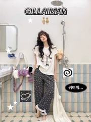 Tnqd cotton quần Xám