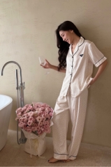 Tnqd chấm bi Đen Trắng